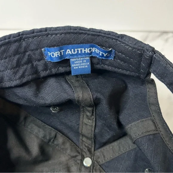 Spokane Washington Port Authority Black Hat with Brown Patch - Picture 4 of 4